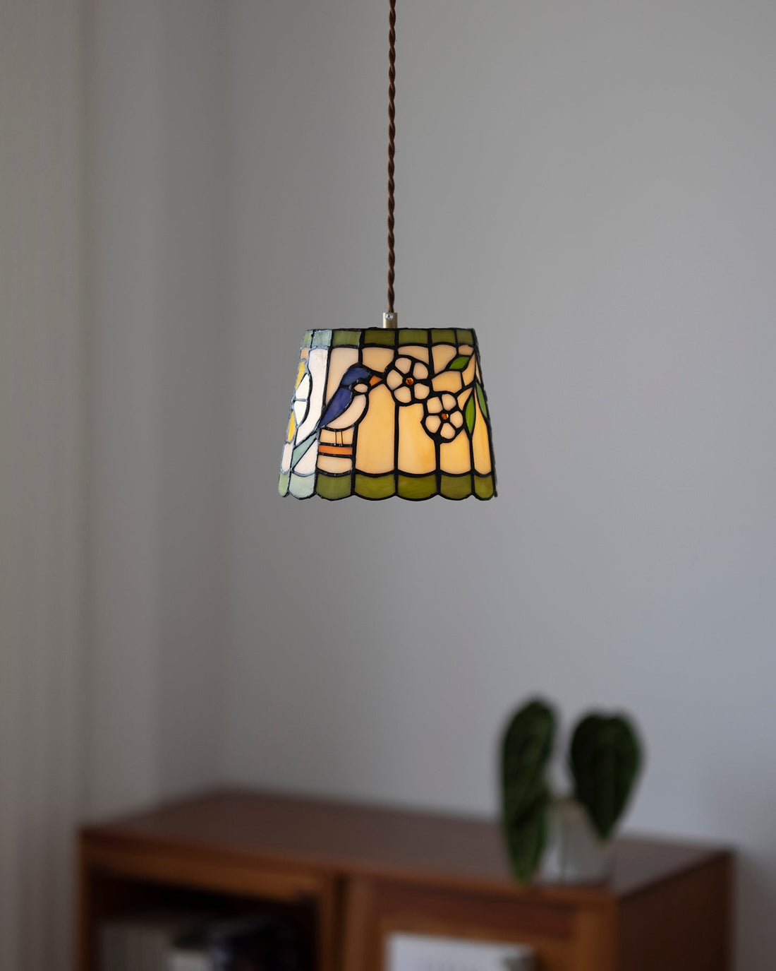 Tiffany Suspension Brid Blossom en Verre