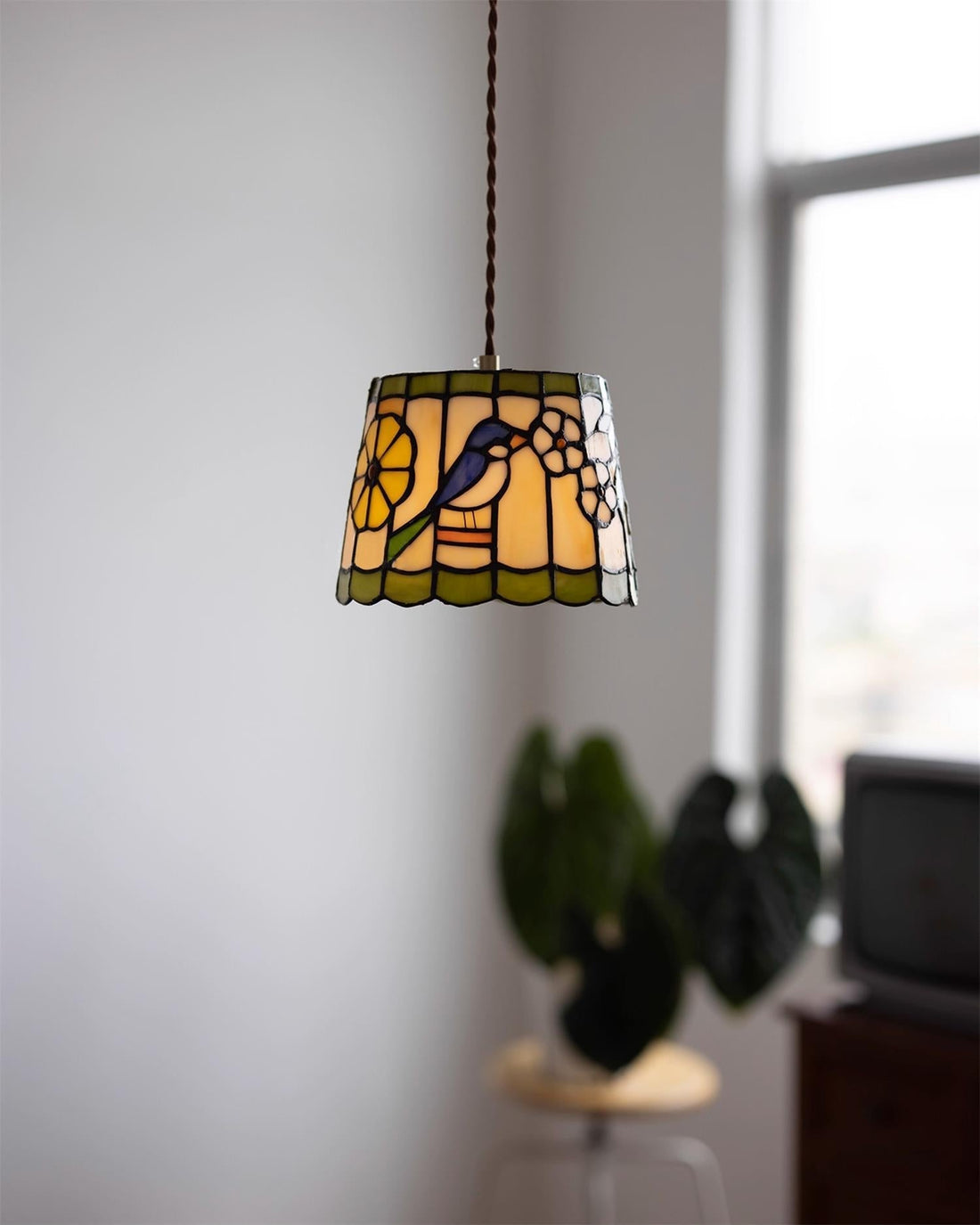 Tiffany Suspension Brid Blossom en Verre