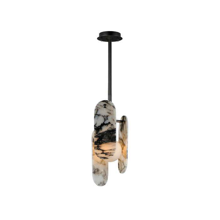 Cevynarae Suspension Marbre Verre Minimaliste Moderne
