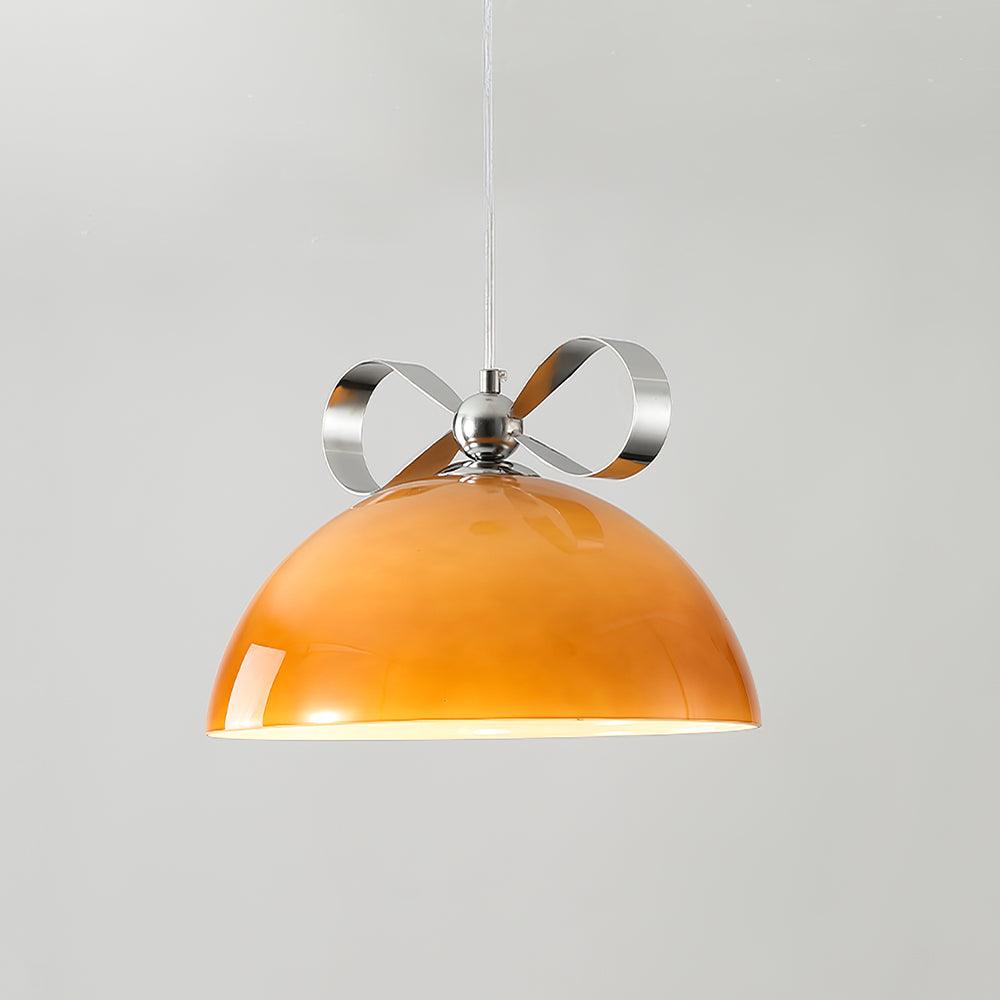 Lustra Suspension Verre Ambre Salle à Manger