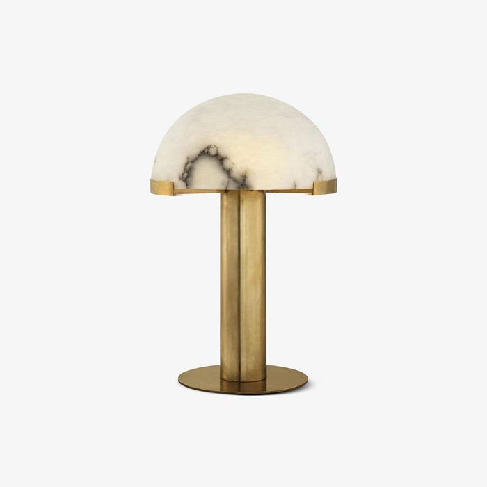 Ibera Lampe de Table en Albâtre et Métal