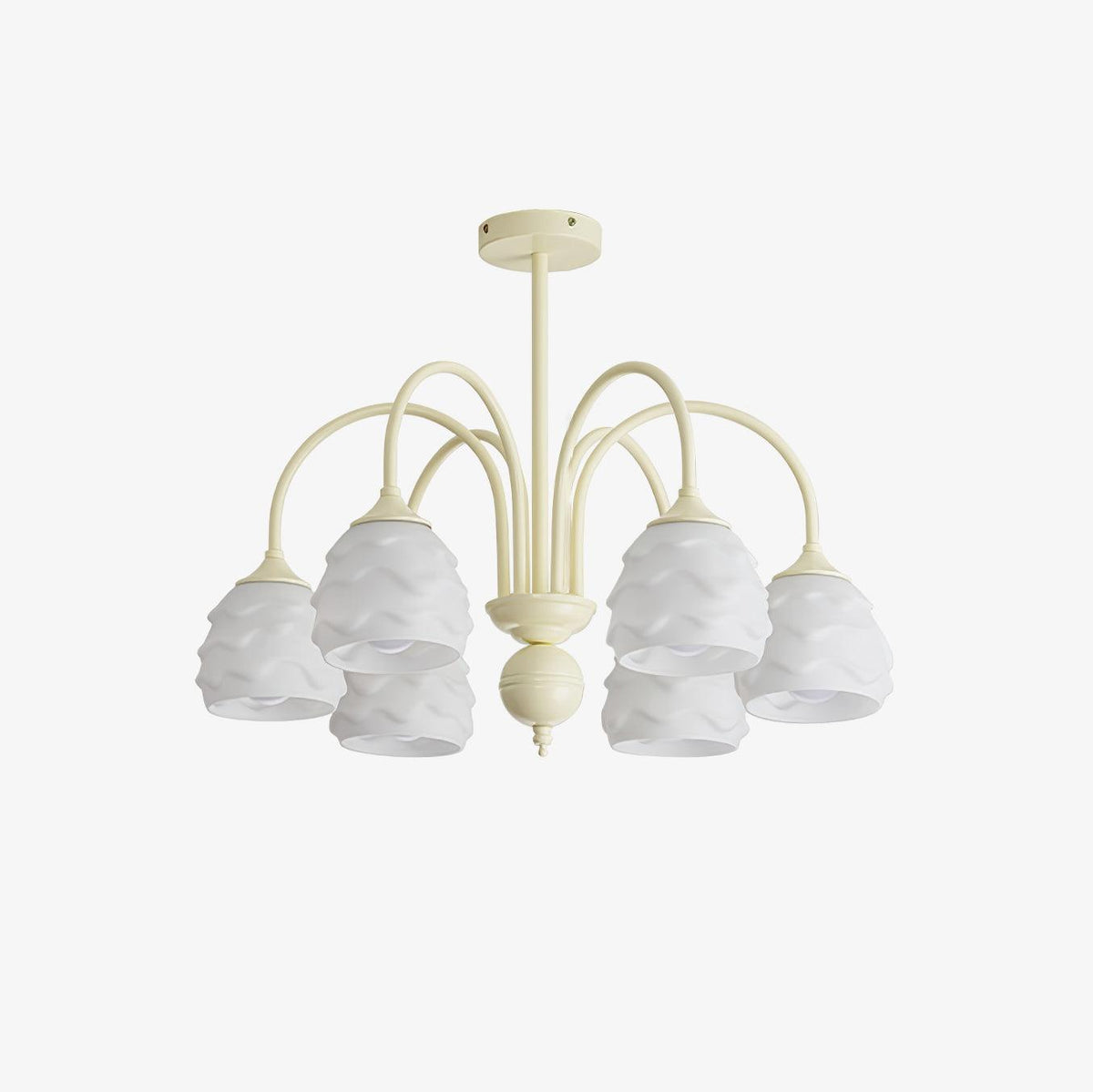Lustra Lustre Crème Glacée Fondante Verre Lacté