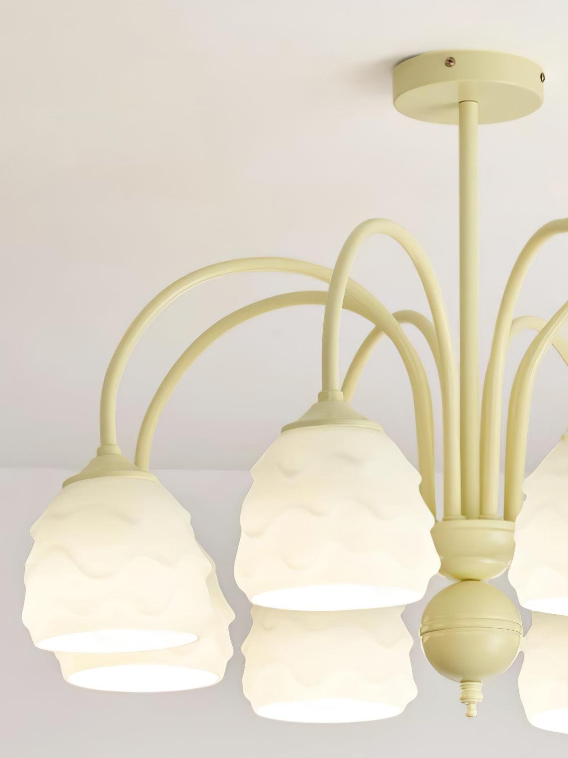 Lustra Lustre Crème Glacée Fondante Verre Lacté