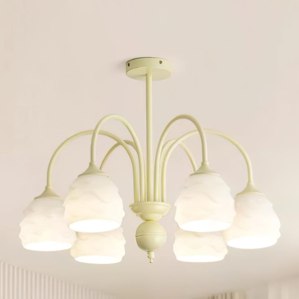 Lustra Lustre Crème Glacée Fondante Verre Lacté