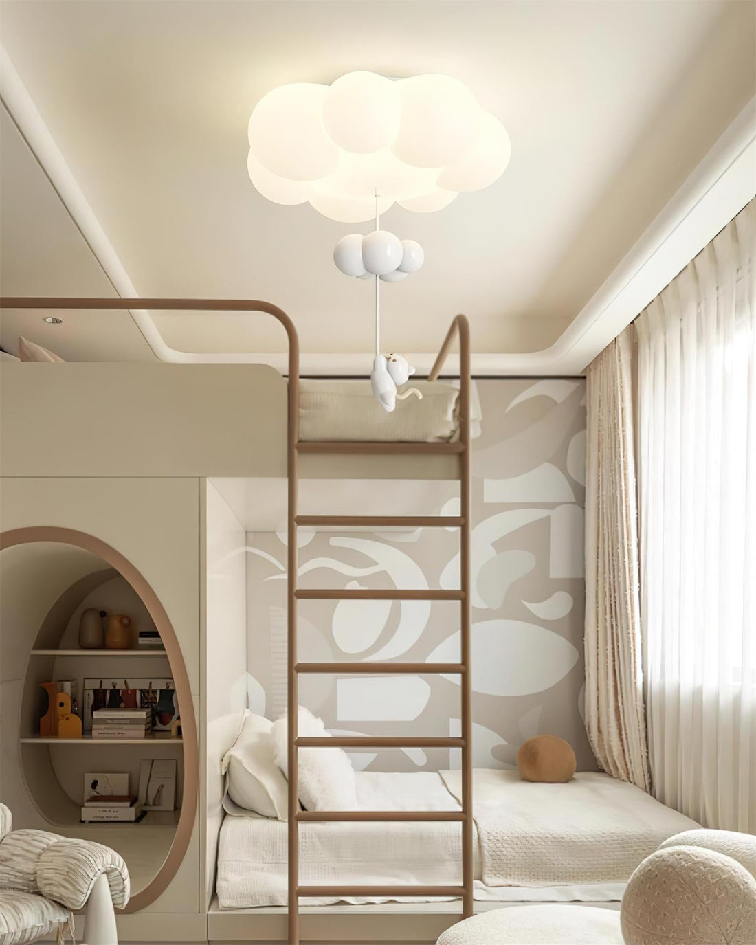 Meowdream Plafonnier Nuage Fantaisie