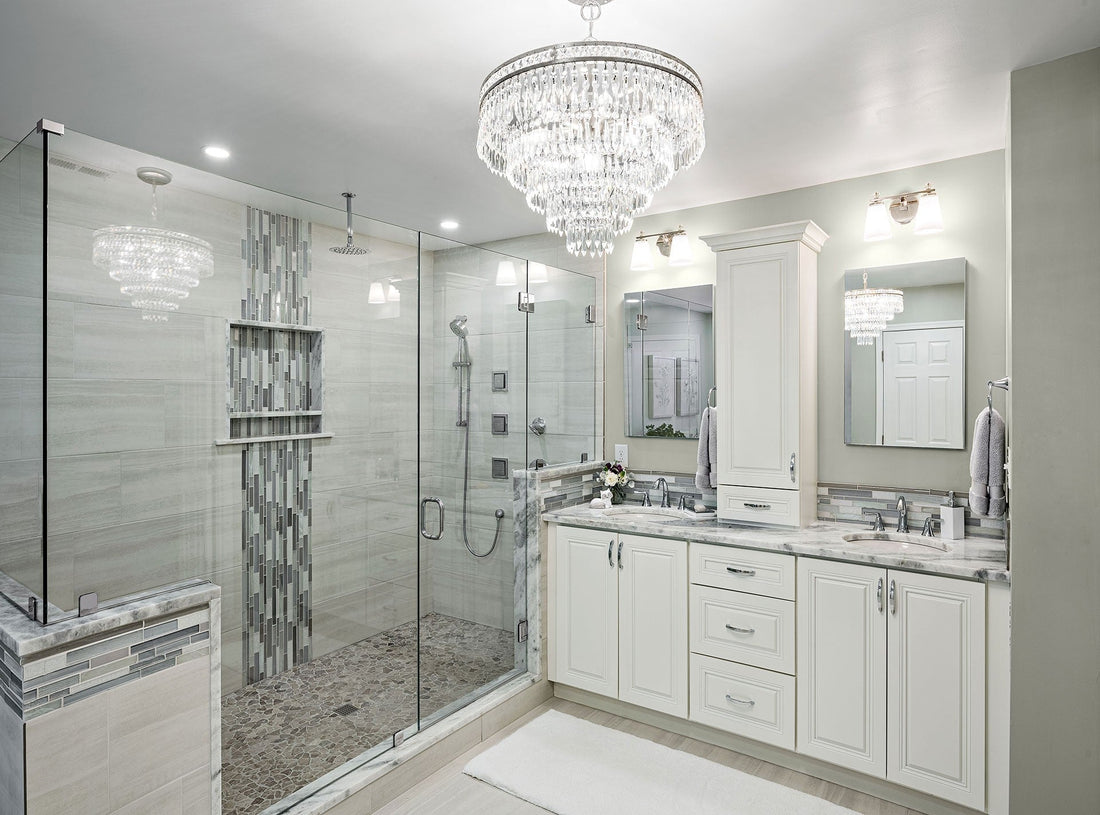 Eurvaryra Lustre Métal Cristal Luxe Postmoderne