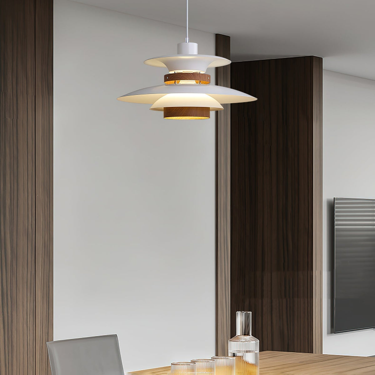 Nymera Suspension Bois Acier