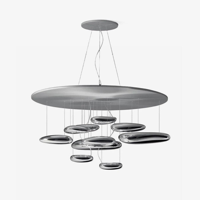 Lustra Lustre Sculptural en Aluminium