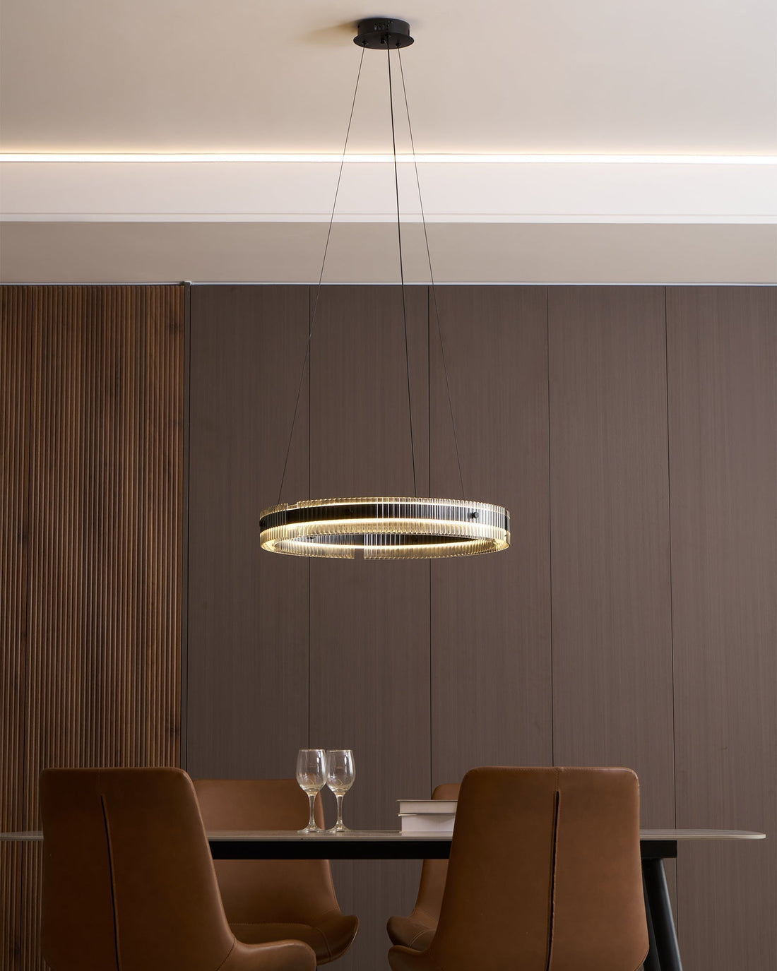 Lustra Lustre Anneau Minimaliste LED