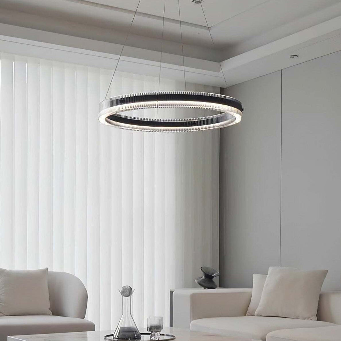 Lustra Lustre Anneau Minimaliste LED