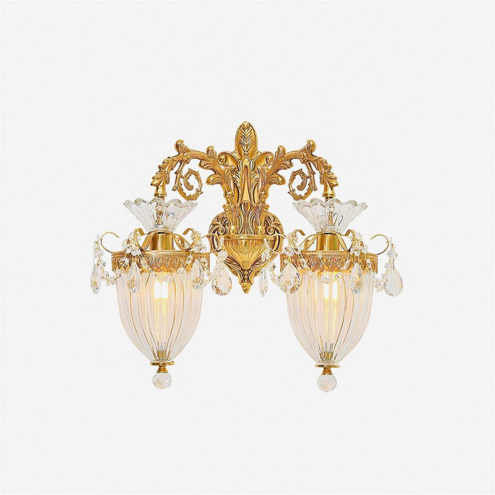 Elosia Lustra Applique Murale Double Dorée Élégante