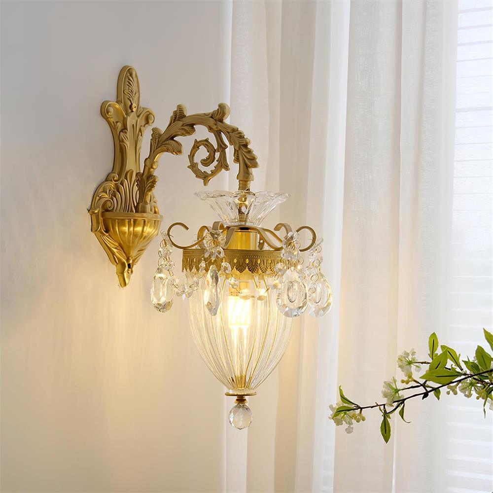 Elosia Lustra Applique Murale Double Dorée Élégante