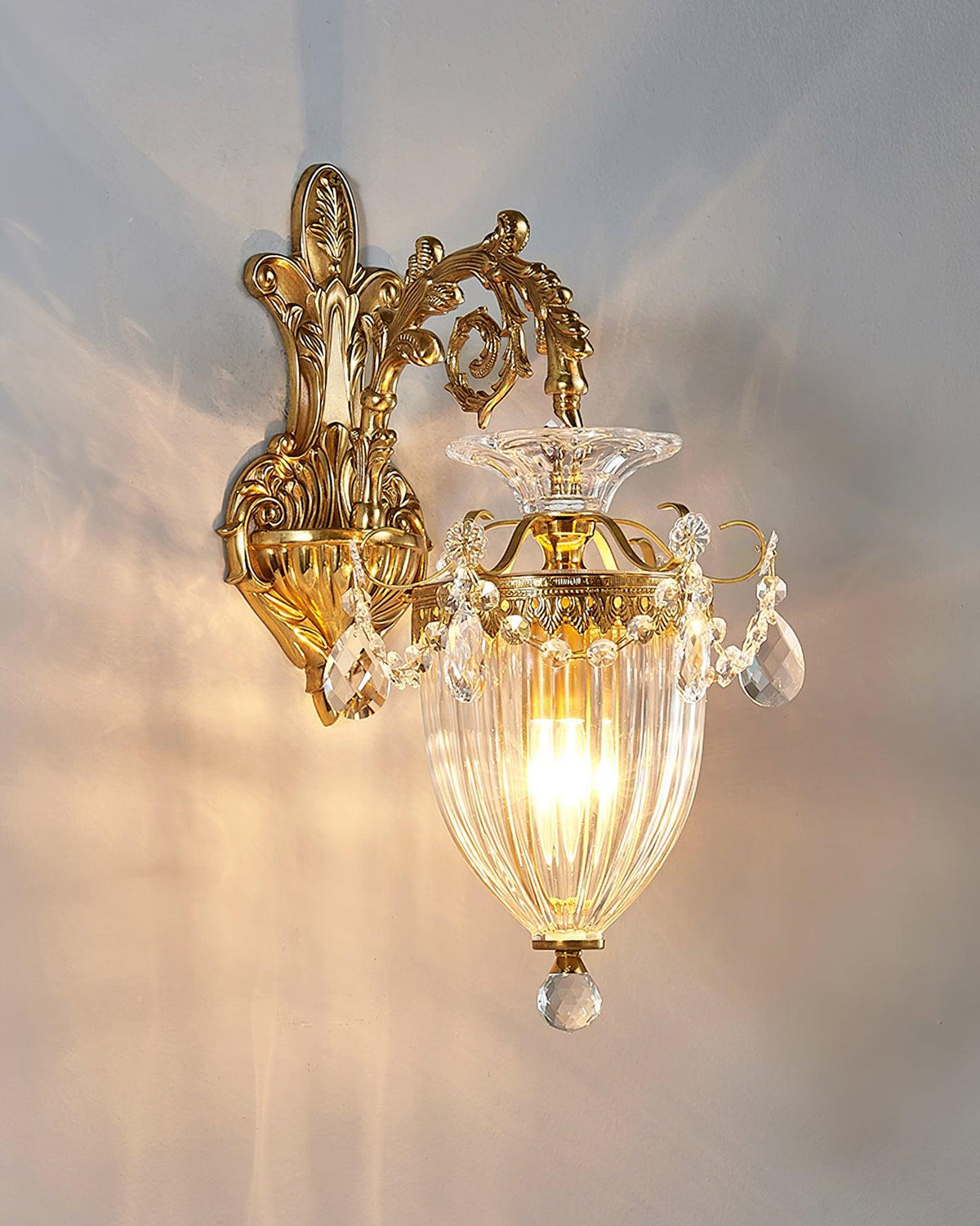 Elosia Lustra Applique Murale Double Dorée Élégante