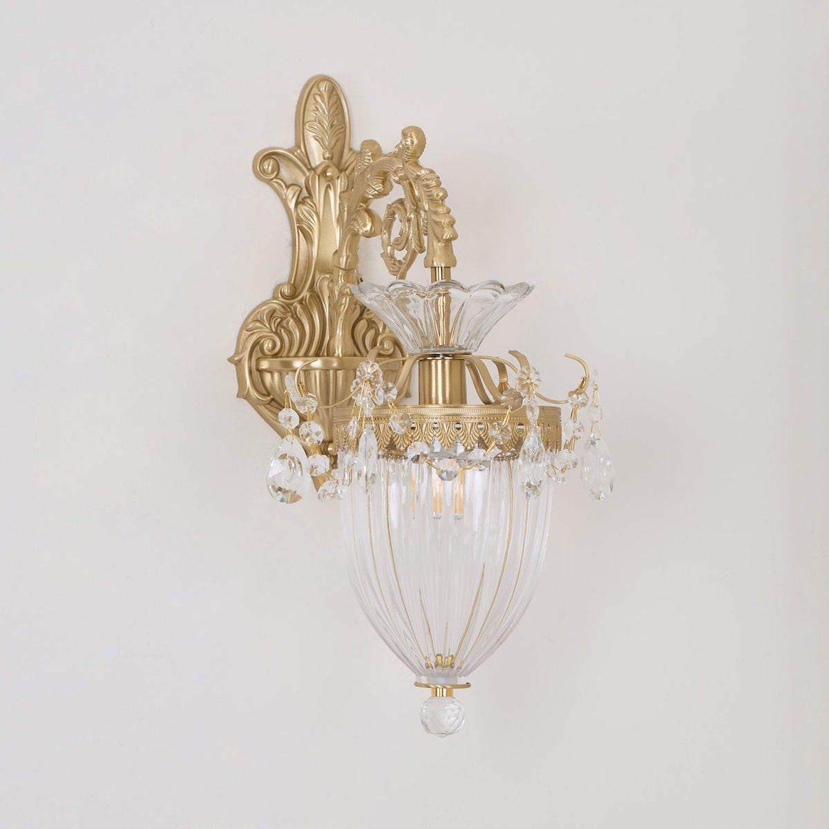 Elosia Lustra Applique Murale Double Dorée Élégante