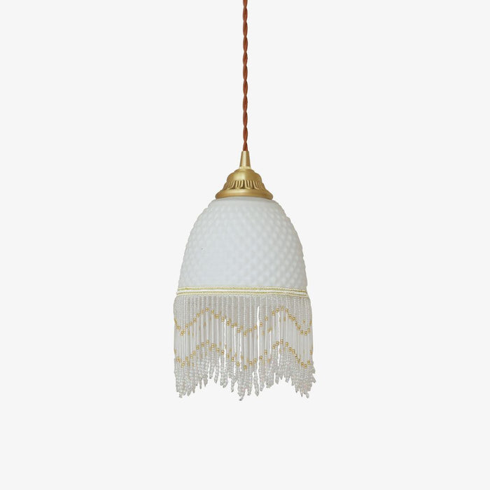Mesh Suspension en Verre À Franges