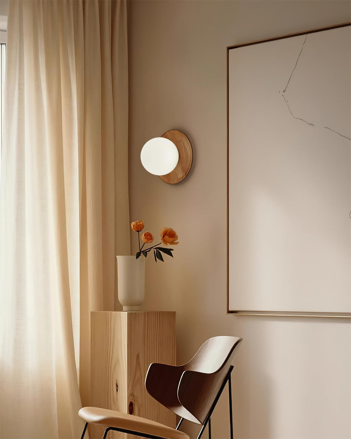 Mia Applique Murale Boule Minimaliste