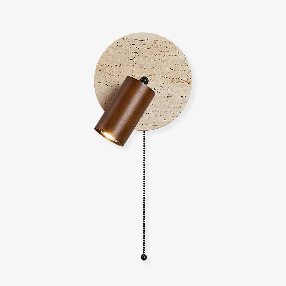 Evzoryra Applique Murale Disc Swing en Travertin