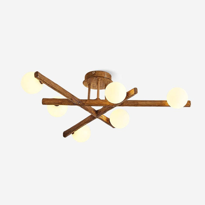 Wooden Plafonnier Branche