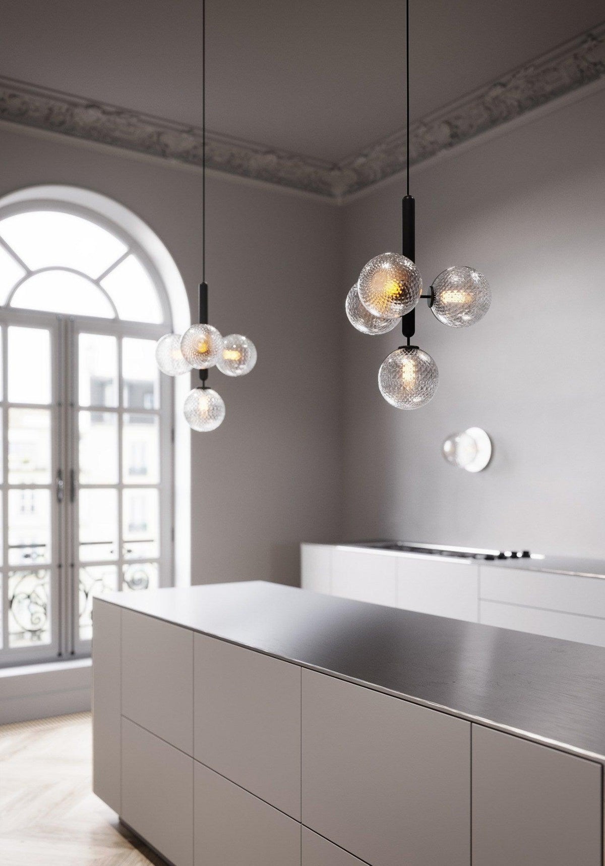 Calyxia Suspension Industrielle Classique en Verre