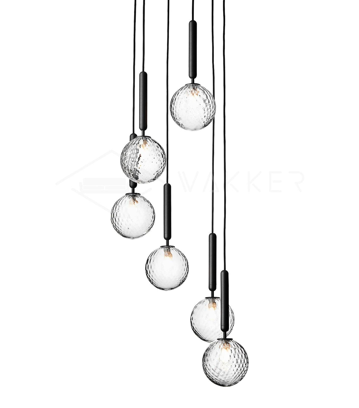 Calyxia Suspension Industrielle Classique en Verre