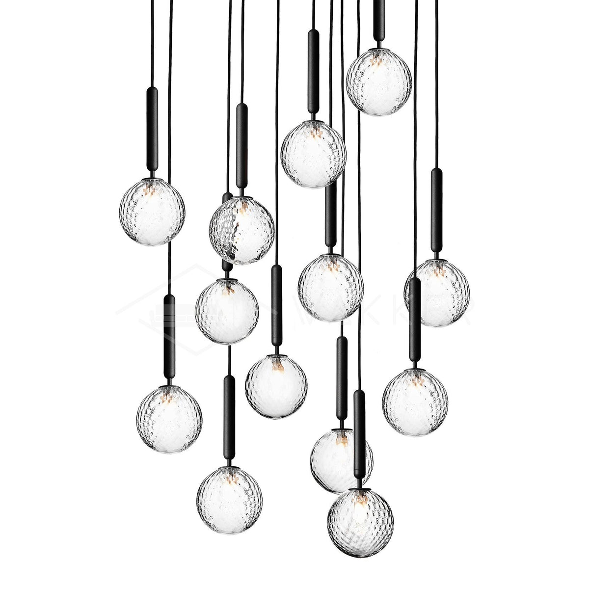 Calyxia Suspension Industrielle Classique en Verre