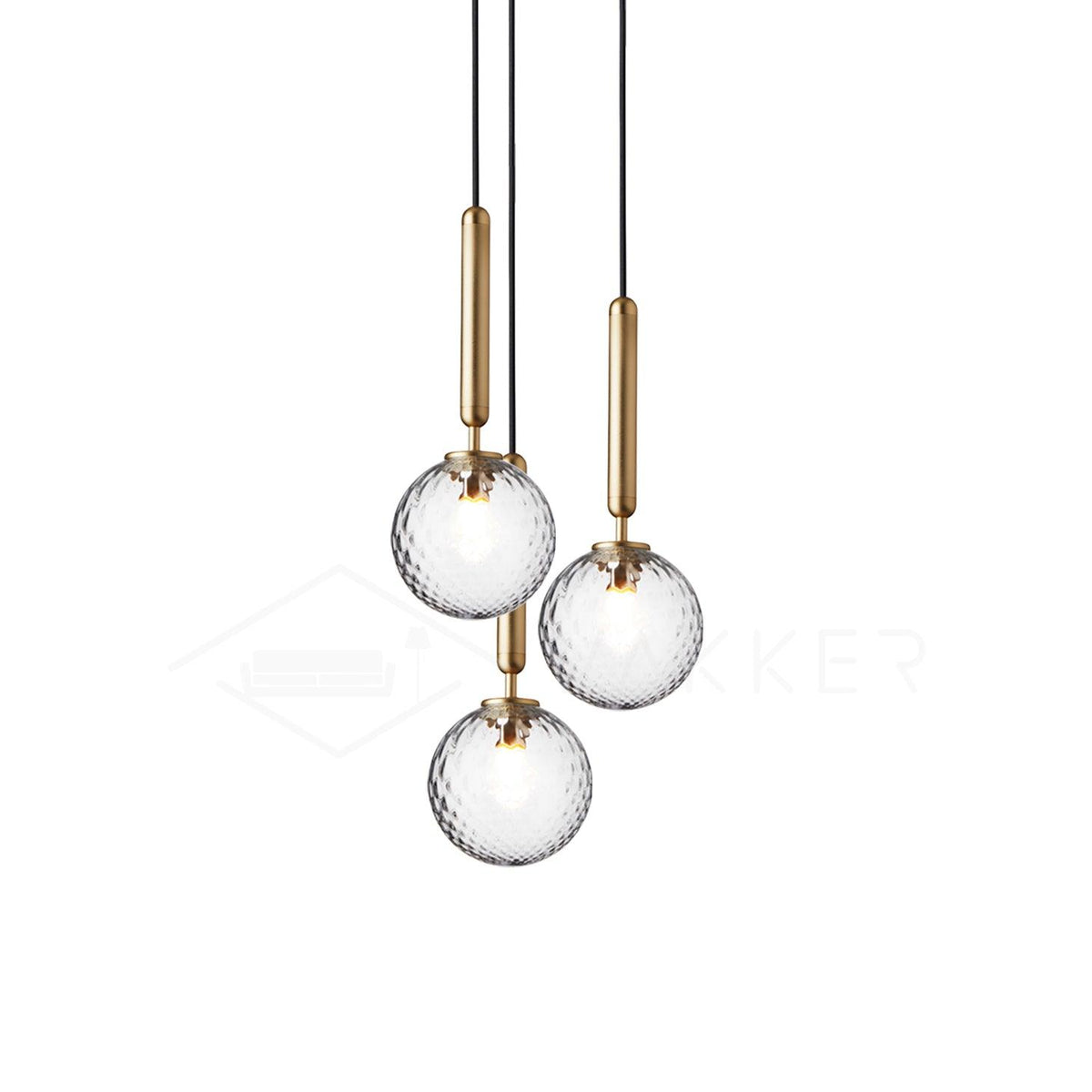 Calyxia Suspension Industrielle Classique en Verre