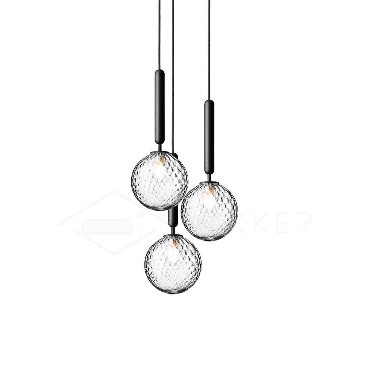 Calyxia Suspension Industrielle Classique en Verre