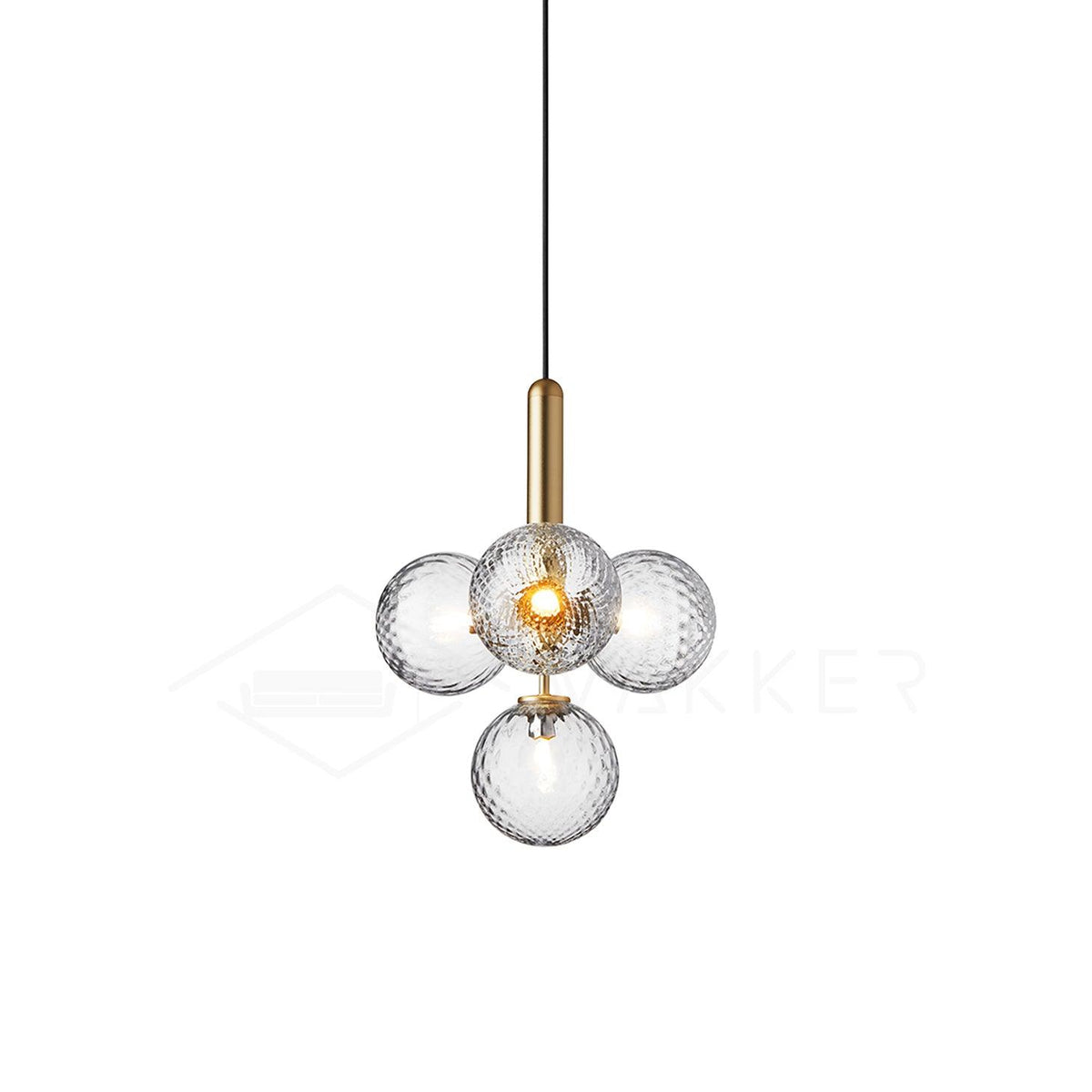 Calyxia Suspension Industrielle Classique en Verre