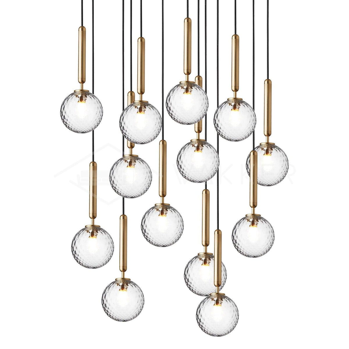 Calyxia Suspension Industrielle Classique en Verre