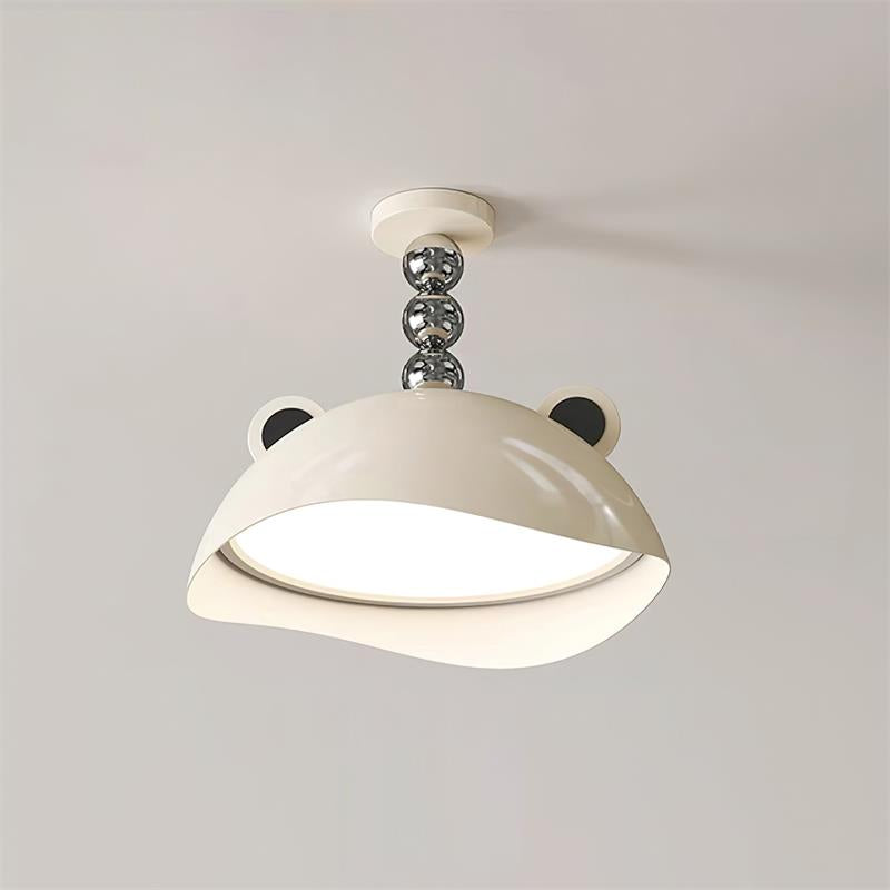 Miki Plafonnier Chat Oreilles Sphère Accent Ludique Moderne