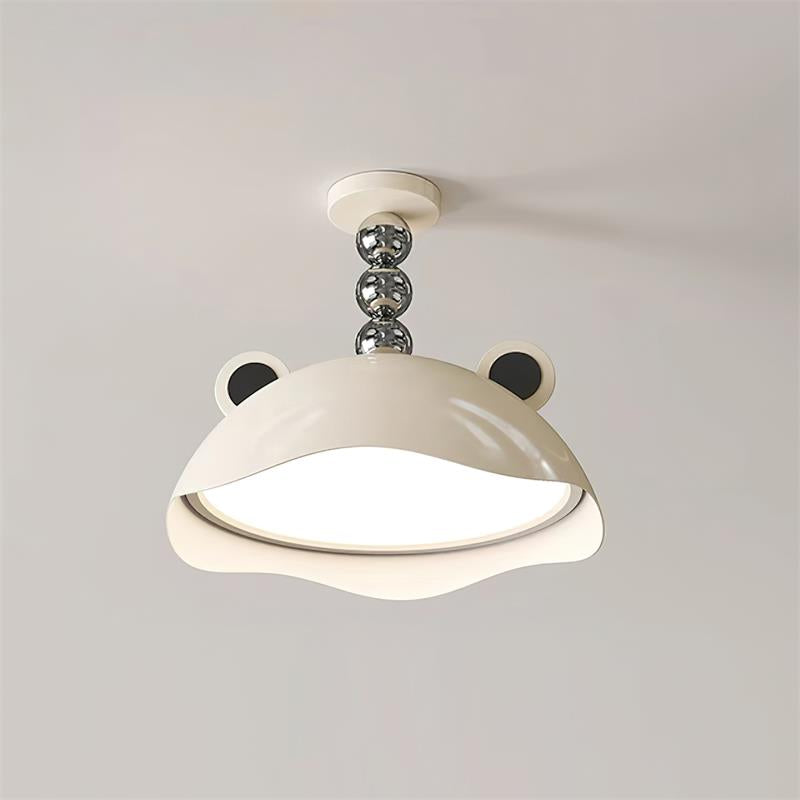 Miki Plafonnier Chat Oreilles Sphère Accent Ludique Moderne