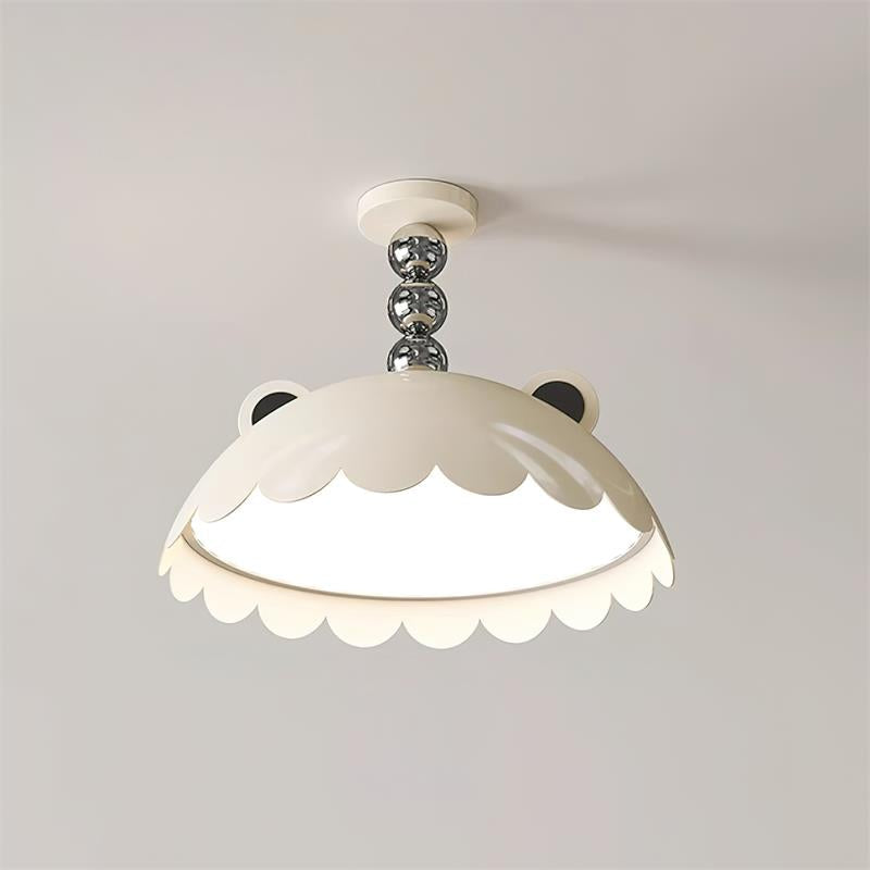 Miki Plafonnier Chat Oreilles Sphère Accent Ludique Moderne