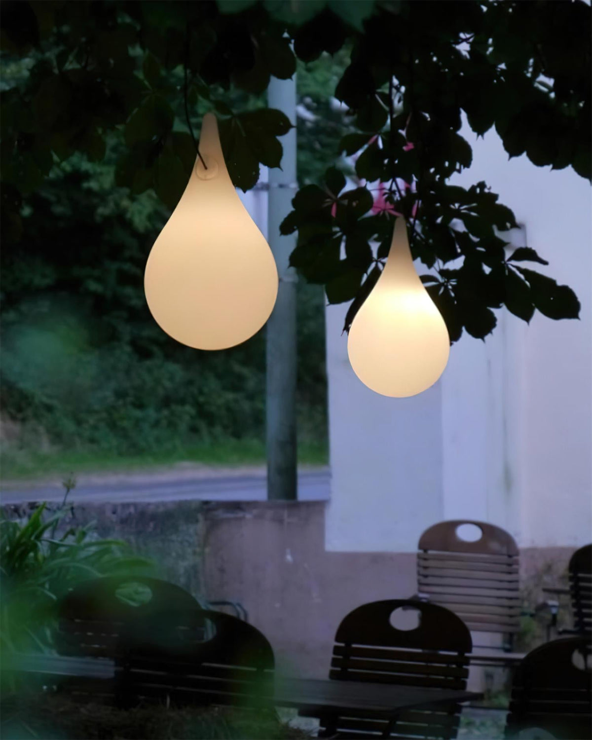 Milk Suspension Extérieure Lampe Minimaliste