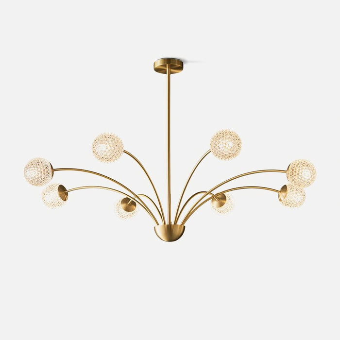 Lustra Lustre Bras Courbés Laiton