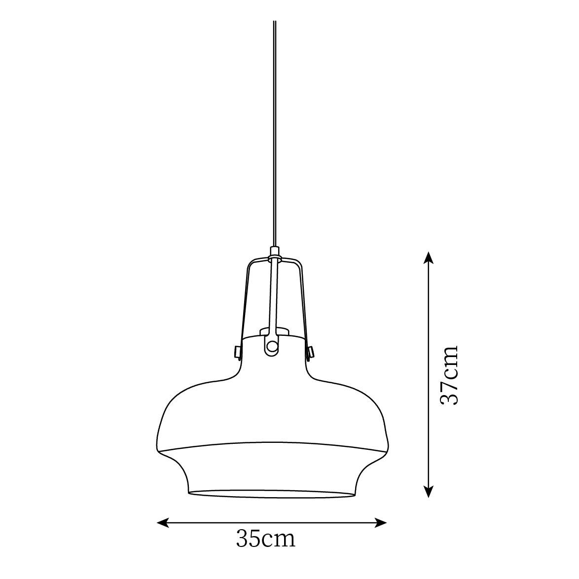 Aurelin Suspension Élégante Verre Ambre