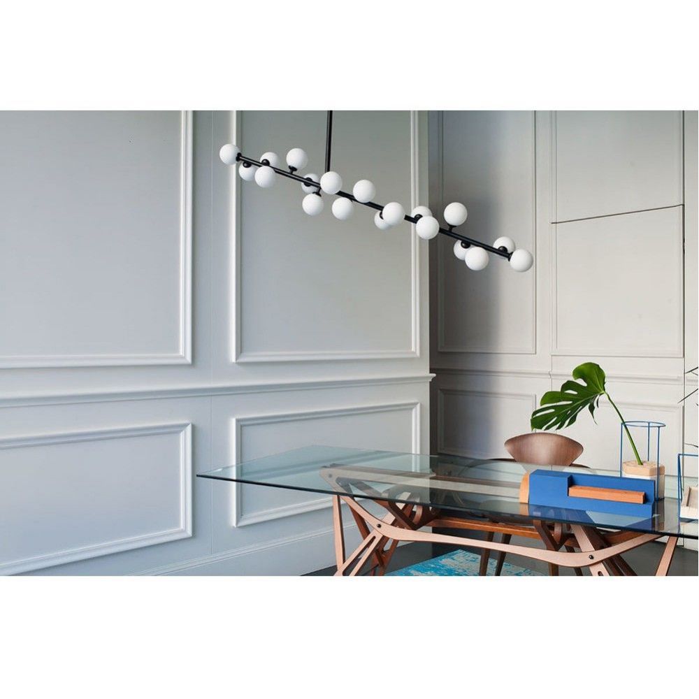Eshair Lustre Laiton Verre Minimaliste Moderne