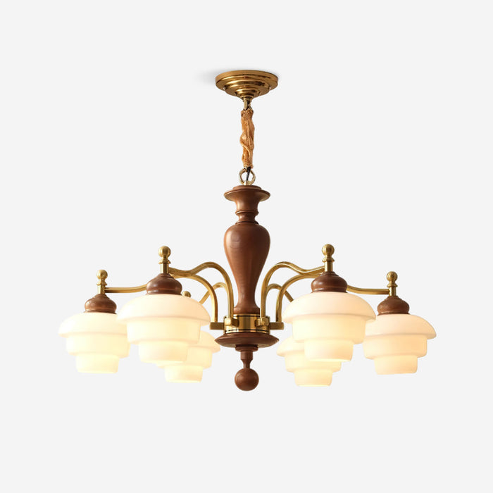 Hovian Lustre en Bois