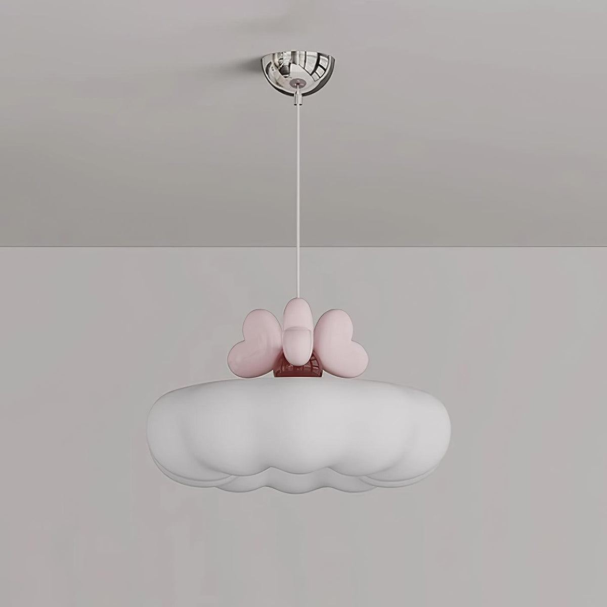 Minnie Lampe Suspendue Abat-jour Coquille en Forme de Cœur