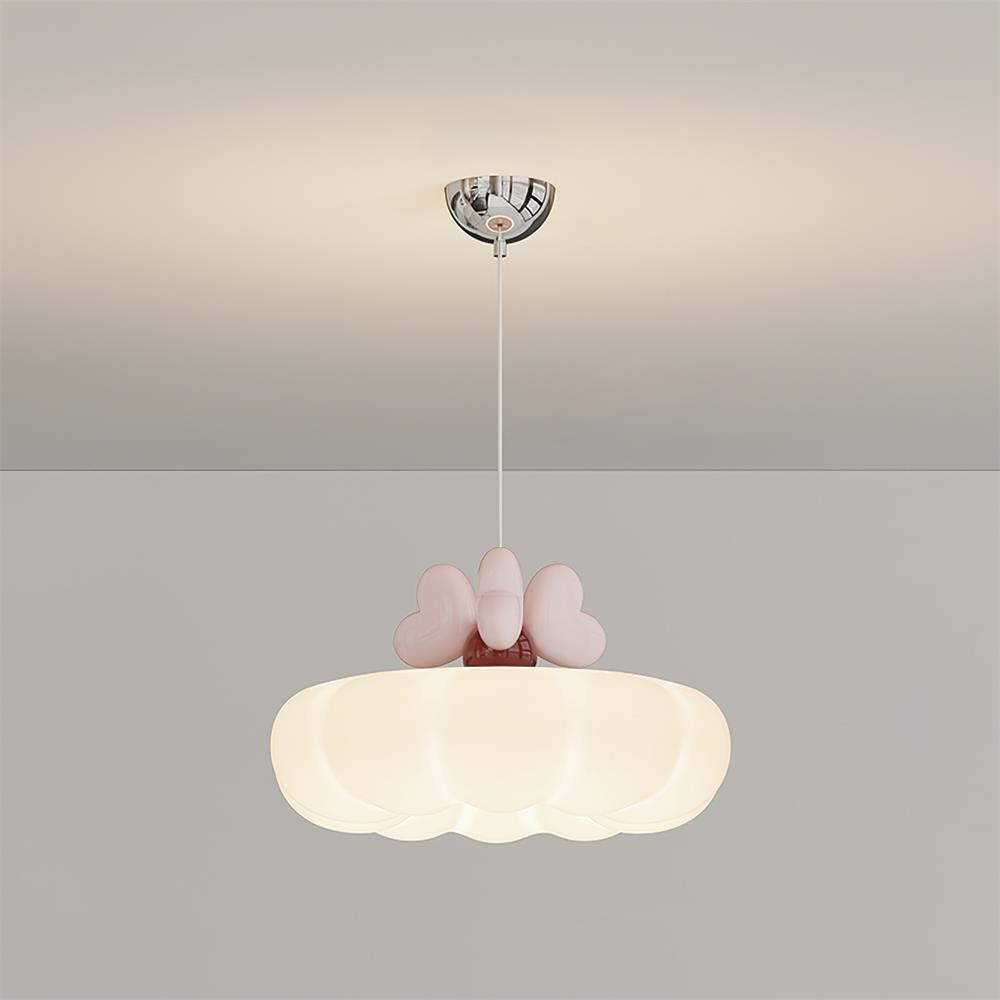 Minnie Lampe Suspendue Abat-jour Coquille en Forme de Cœur