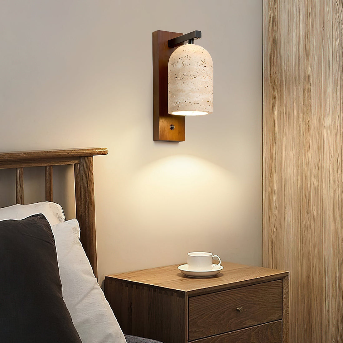 Cevenia Applique Murale Art Classique Naturel Travertin