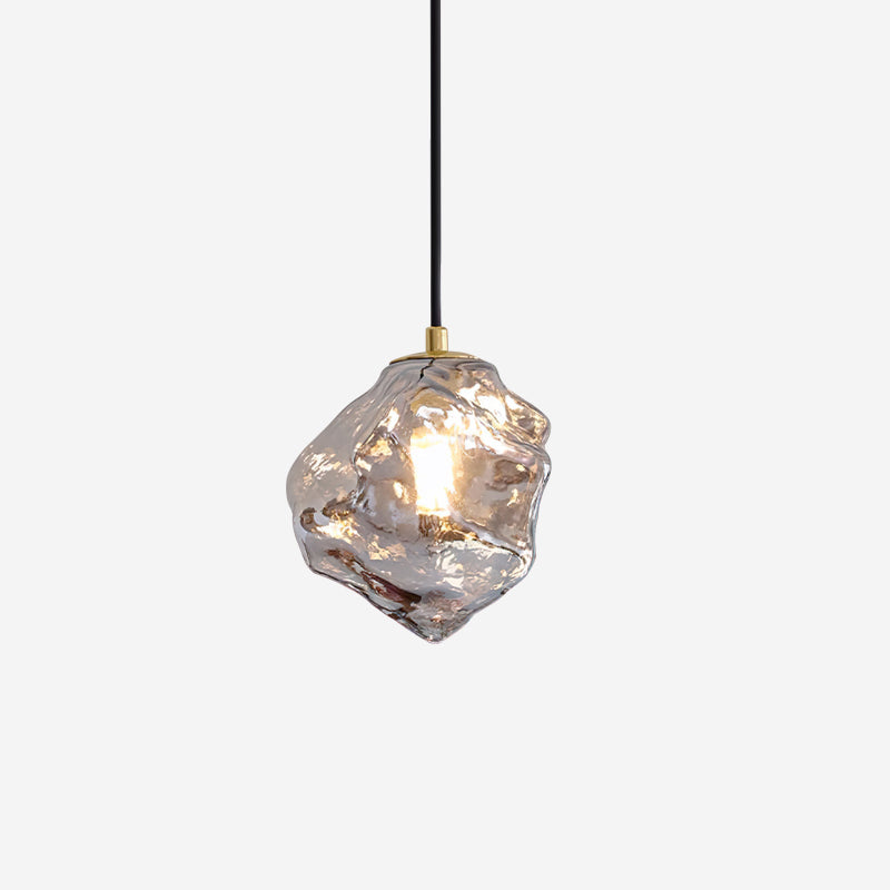 Lava Lampe Suspendue en Verre