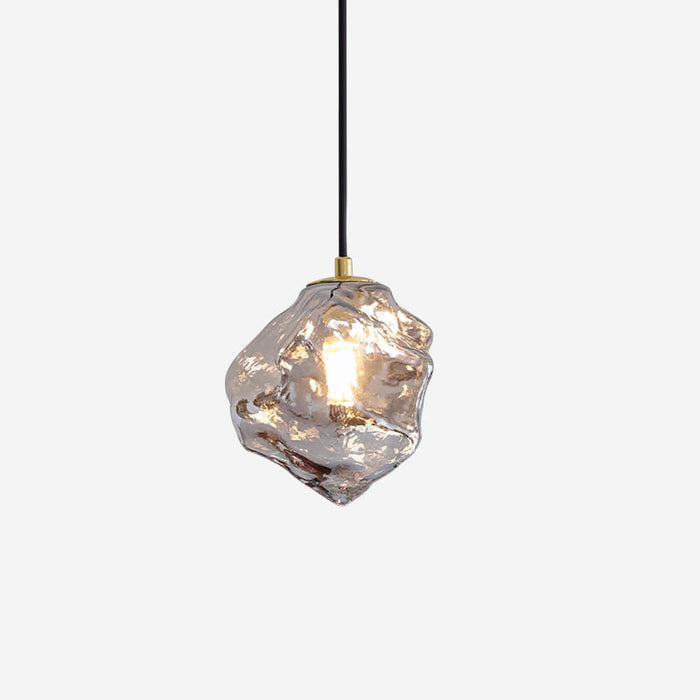 Lava Lampe Suspendue en Verre