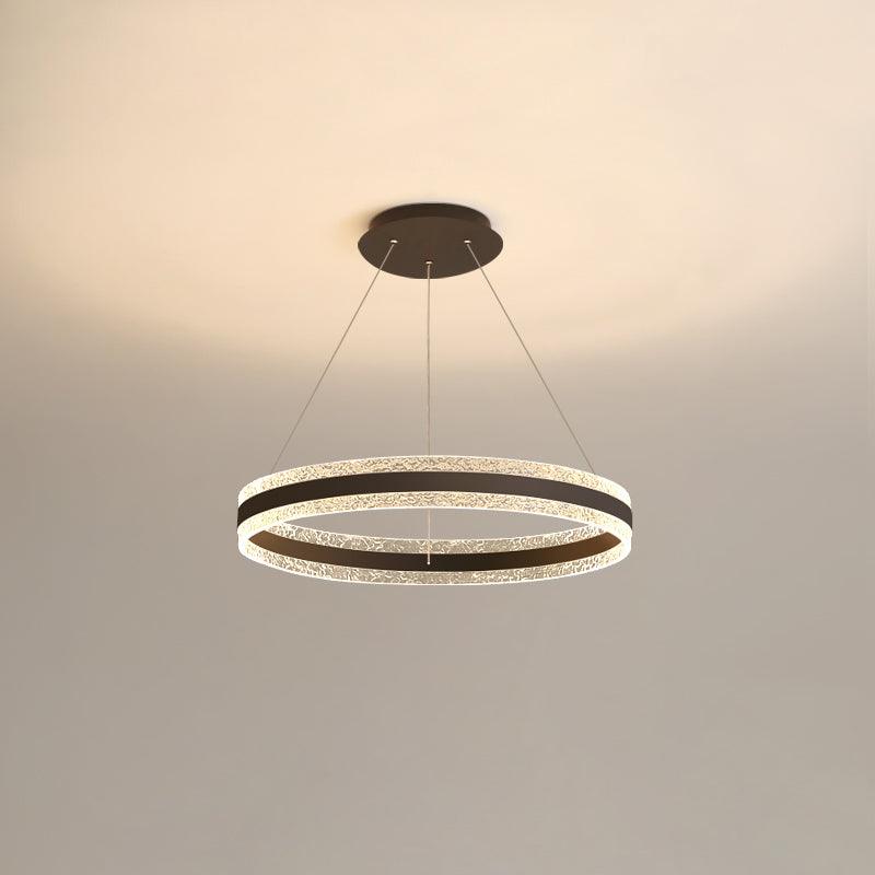 Lustra Suspension Lampe Cercles LED Modernes