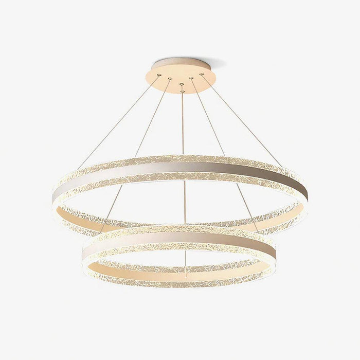 Lustra Suspension Lampe Cercles LED Modernes