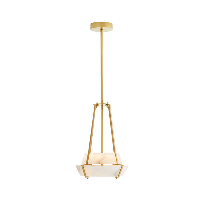 Avlireth Lampe Suspendue En Métal Et Albâtre Minimaliste Moderne