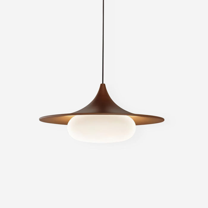 Ovelis Lampe Suspension avec Plafonnier en Bois