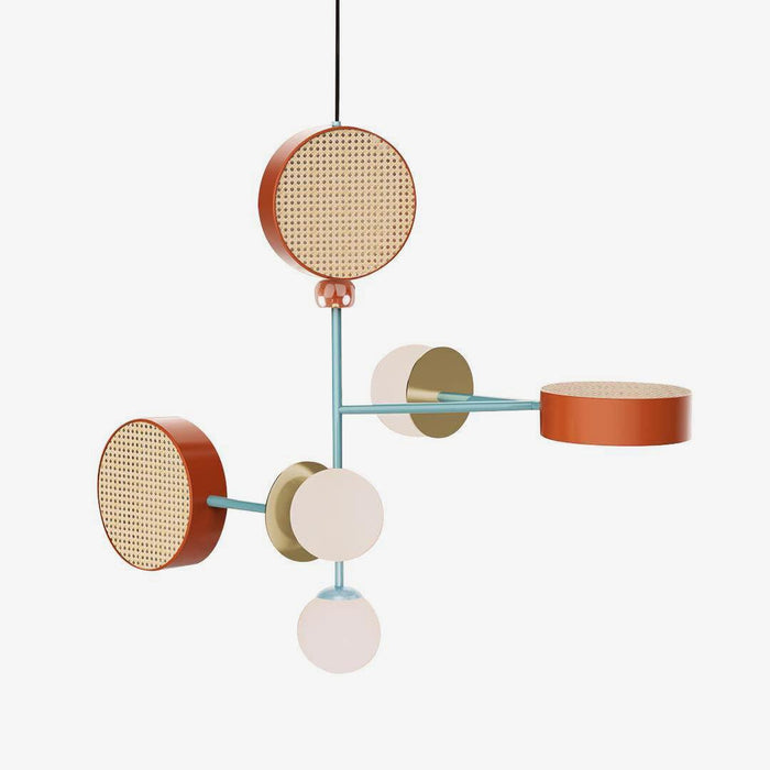 Circa Lampe Suspendue en Verre Vintage