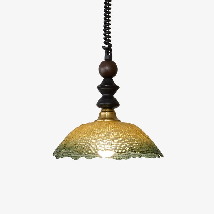 Nydoreth Suspension en Bois Art Vintage Élégant