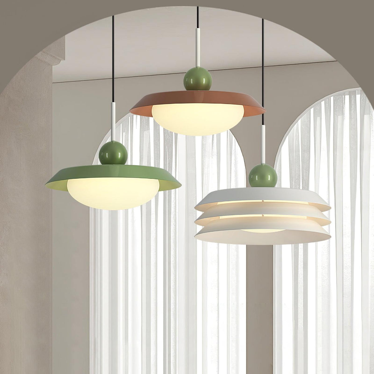 Glowza Suspension Moderne Superposée