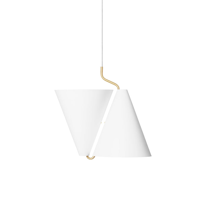 Covarir Lampe Suspendue En Métal De Laiton Minimaliste Moderne